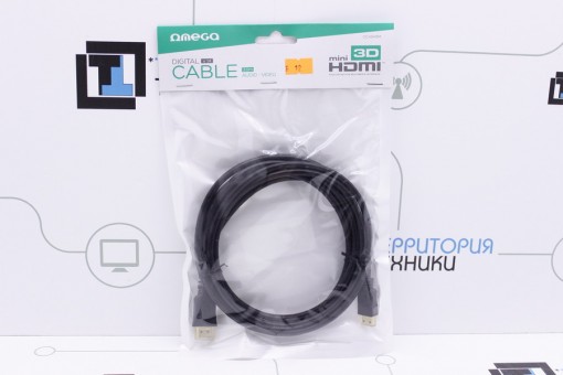 Видеокабель HDMI - mini HDMI OMEGA 3.0M (OCHB43M)