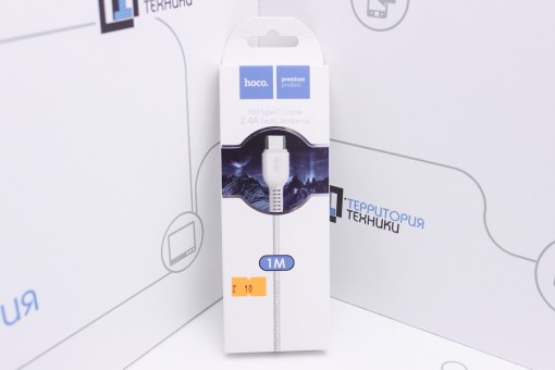 Кабель Hoco X20 Flash USB - USB TYPE-C 1m White