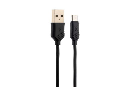 Кабель Hoco X6 KHAKI Flash USB - microUSB 1m Black