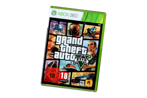 Диск с игрой Grand Theft Auto V