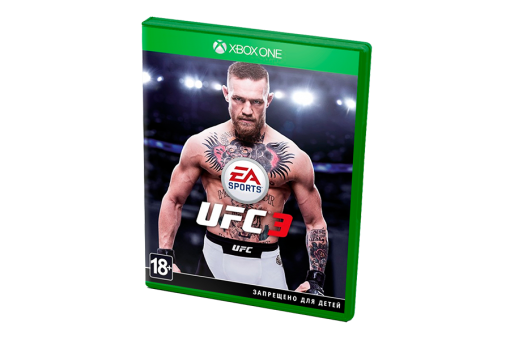 Диск с игрой EA Sports UFC 3 для xBox One