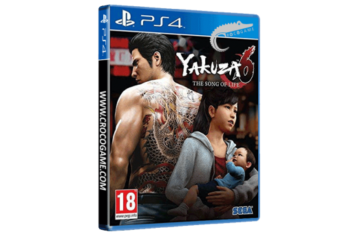 Диск с игрой Yakuza 6: The Song of Life для PlayStation 4