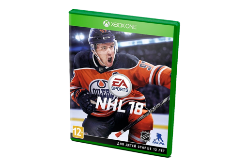 Диск с игрой NHL 18 для xBox One