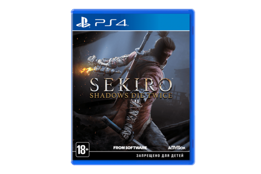 Диск с игрой Sekiro: Shadows Die Twice для PlayStation 4