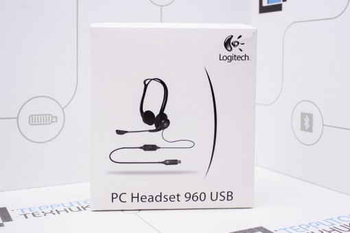 Офисная гарнитура Logitech PC Headset 960 USB