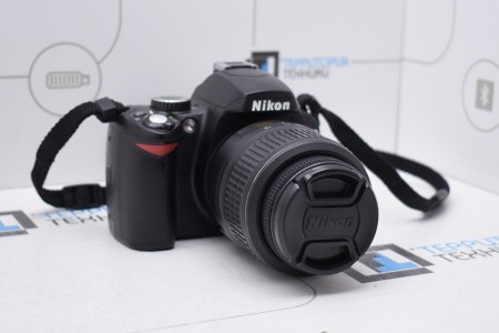 Фотоаппарат Б/У зеркальный Nikon D60 + Nikon AF-S DX NIKKOR 18-55mm f/3.5-5.6G VR