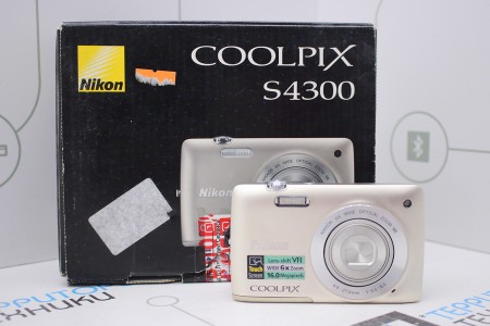 Фотоаппарат Б/У цифровой Nikon Coolpix S4300 Beige