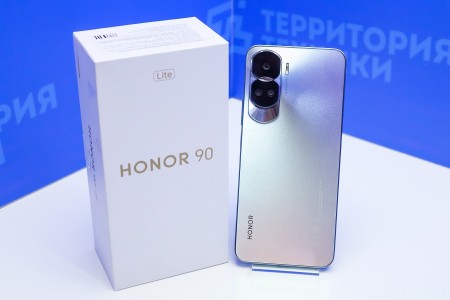 Смартфон Б/У HONOR 90 Lite 8GB/256GB (титановый серебристый)